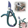 thumbnail image 1 of ZMKIAG Modern Gardening Sprout Pruning Shears, Herb Snips, Flower Cutting Scissors, Lightweight, Ergonomic, Carbon Steel Blade, Easy Lock Safety Catch, Aesthetic, 1 of 9