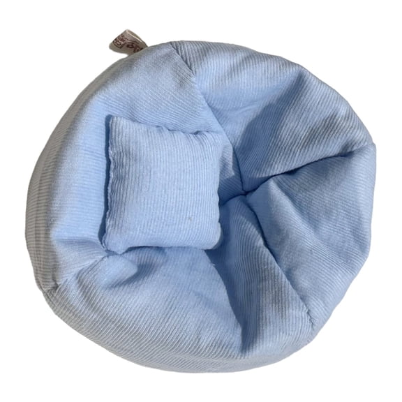 ZMKIAG Plush Doll Bed for Sofa - Mini Soft Furry Cushion Seat for 12-18" Dolls - Adorable Desktop Display Decoration - Collectible Accessory for Doll Lovers & Fans