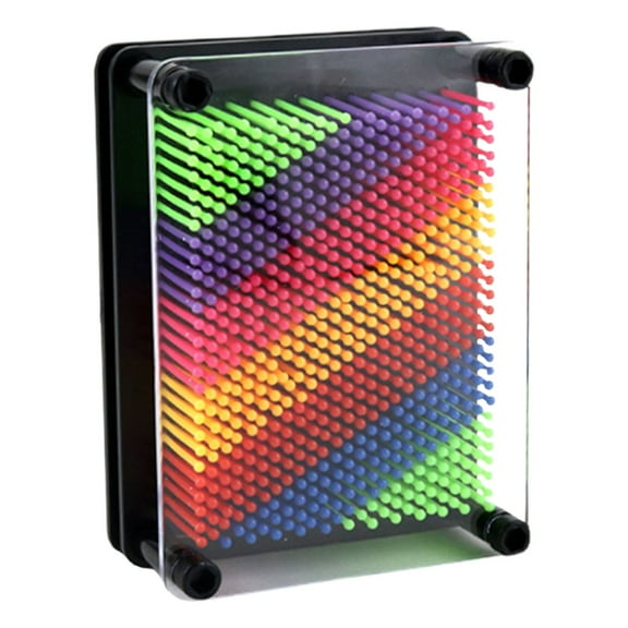 ZMKIAG Rainbow Colorful Square Plastic Hand Model - 3D Versatile Durable Needle Drawing Tool and Children's Handprint Craft Toy for Creative Art Projects