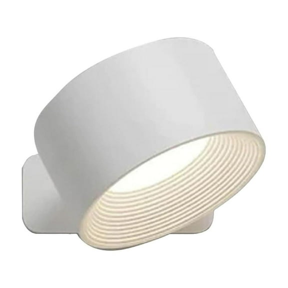 ZMKIAG Rechargeable LED Bedside Reading Light, 360°rotation Wall Mounted Sconces, Cordless Light Indoor LED Wall Lamps for Bedroom Reading and Household Lighting