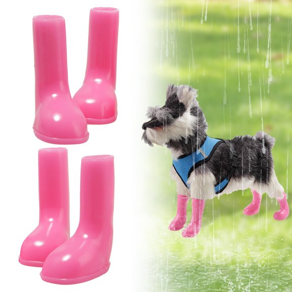 ZMKIAG Reflective Dog Balloon Shoes with Elastic Design - Soft Protective Boots for Puppy Paw Care, Anti-Slip Dog Booties for Outdoor Walking and Night Safety.J