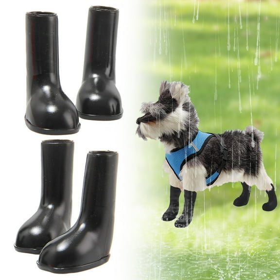 ZMKIAG Reflective Dog Balloon Shoes with Elastic Design - Soft Protective Boots for Puppy Paw Care, Anti-Slip Dog Booties for Outdoor Walking and Night Safety