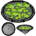 thumbnail image 1 of ZMKIAG Round Floating Plant Barrier, Tough Nylon Floating Pond Plant Protector, Foldable and Easy to Install, Water Features Pond Decorations, Protects Floating Plants from Pond Fish, 1 of 7
