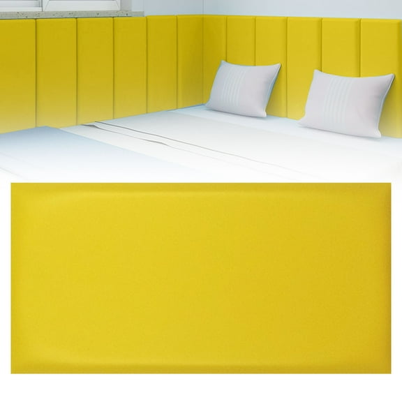 ZMKIAG Soft Adhesive Wall Protector Panels - Anti-Scratch and Anti-Collision Soft Wall Proofing Cushion for Kindergarten and Bedside Use, Easy Install Cloth Surface for Child Safety