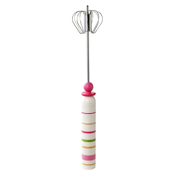 ZMKIAG Stainless Steel Semi Automatic Mini Hand Push Whisk – Easy to Use Hand Mixer, Egg Beater, Wisking Tool for Cooking, Whisking, Beating, Stirring – Non-Electric Whisk