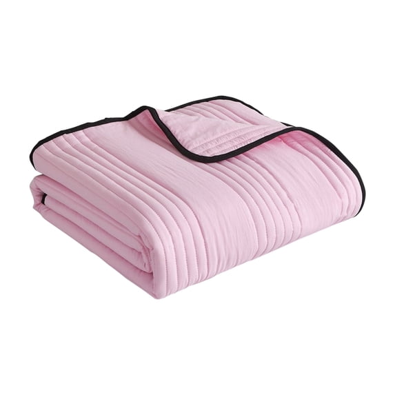 ZMKIAG Summer Cool Quilt, Double & Single Thin Summer Blanket, Solid Color Silk Soft Lightweight Breathable Cooling Blanket, All-Season Air Conditioning Quilt for Hot Sleepers, 3 Sizes