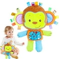 thumbnail image 1 of ZMKIAG Taggie Sensory Activity Blanket & 𝗕𝗮𝗯𝘆 Lovey Toy, Soft Security Toy with Multiple Textured Tags for Calming, Playtime & Developmental Stimulation for Infants and Toddlers, 1 of 9