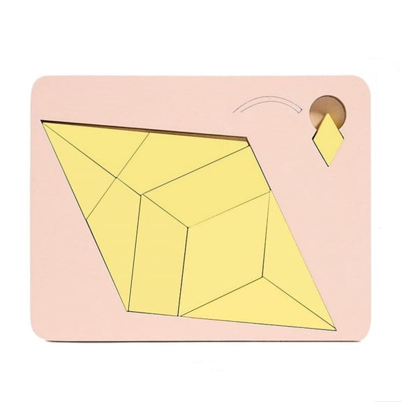 ZMKIAG Wooden Block Puzzle Game and Disappearing Design Challenge, Brain Teaser Puzzle with Triangulation Meter for Educational Entertainment and Cognitive Skill Development