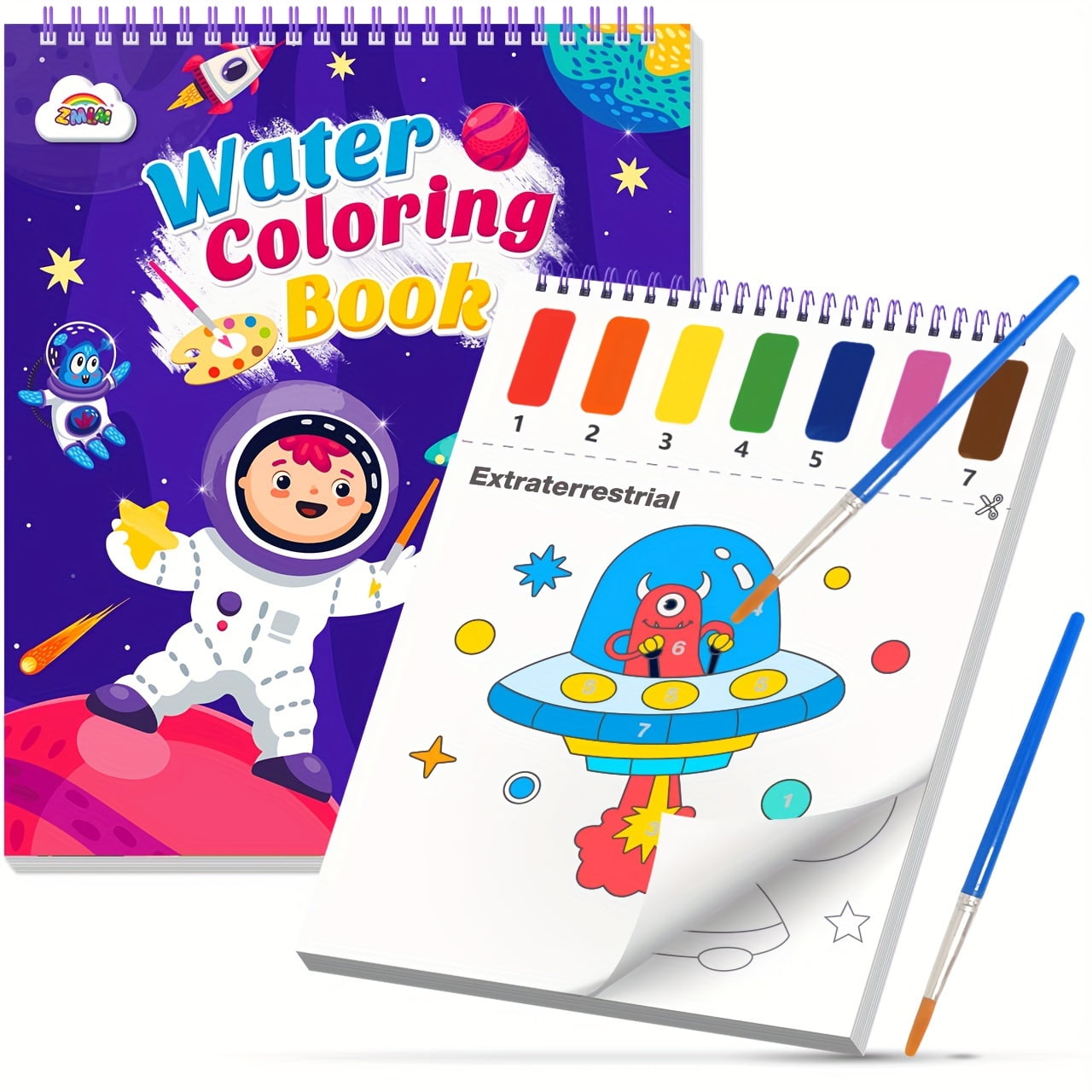 ZMLM Paint with Water Coloring Books for Kids - Watercolor Painting ...