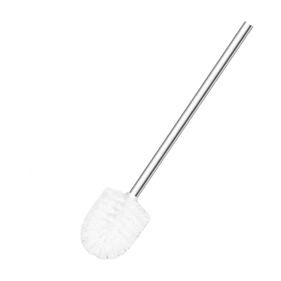 ZMMYMZA 1 Pack Toilet Brush, Toilet Bowl Brush, Heavy Duty Toilet Brush, Compact Toilet Brush for Storage Deep Cleaning Drip-Proof Easy to Assemble (White)