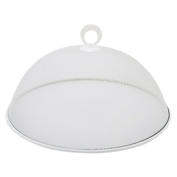 ZMMYMZA 1 Pcs Metal Mesh Screen Food Cover for Outdoors, Mesh Food Tents Dome Screen Plate Covers, 11.81 inch Large Dome Picnic Food Covers Mesh Food Covers for Camping, Picnics, Parties,BBQ,Reusable