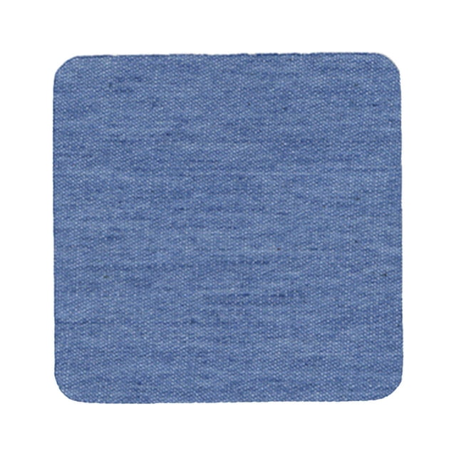 Iron on Patches, 5 Pcs Fabric Repair Kit in Denim Colors Iron on Denim Patches for Jeans Clothing Repair Elbow Pants Knees for Jeans, Shirts, Dress and Clothing, 2.95x2.95 Inch, Blue