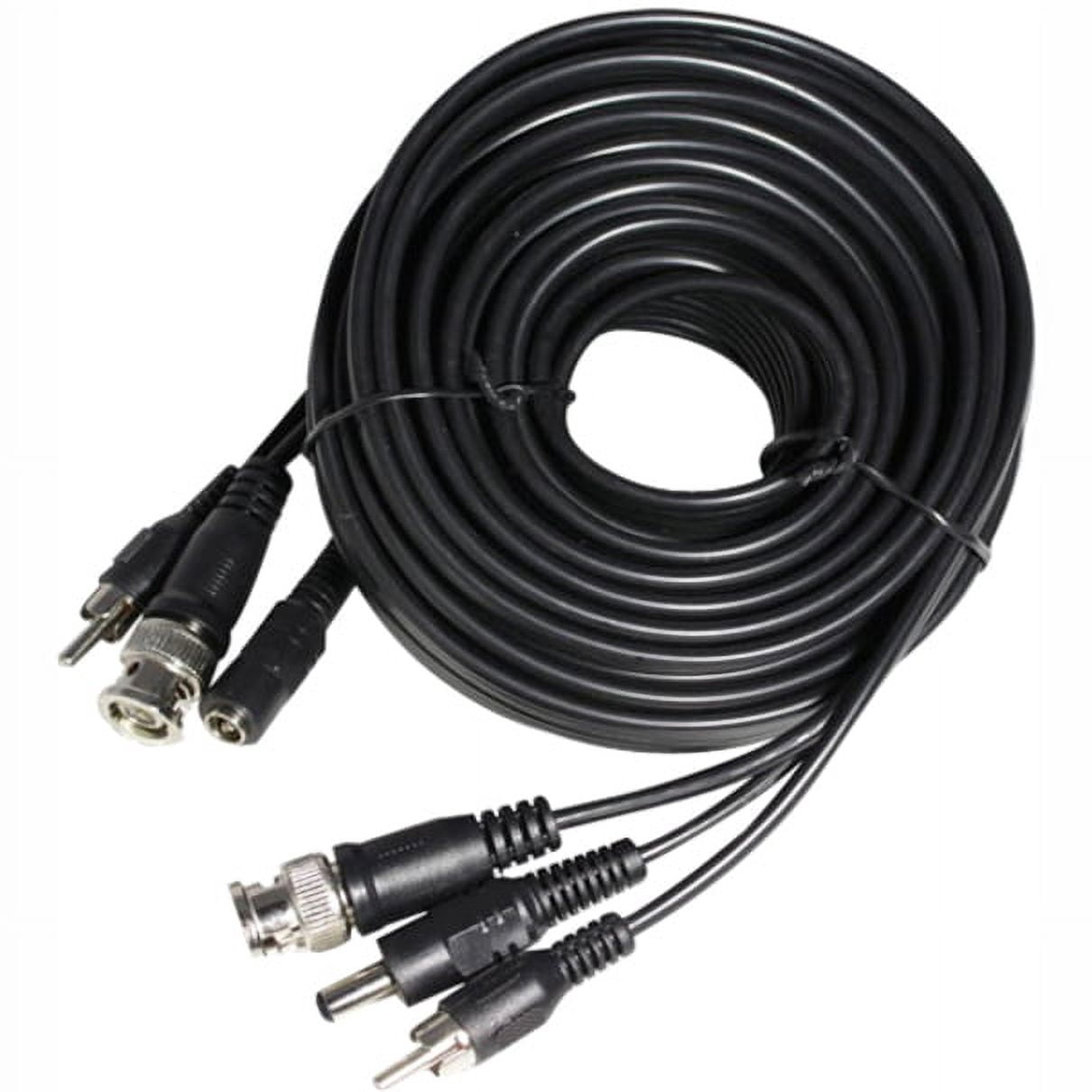 ZMODO W-VPA2015 CDATA - 50ft AWG22 Premade Siamese Video plus Power ...