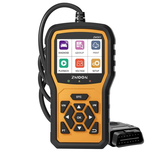 ZMOON ZM301 OBD2 Scanner Diagnostic Tool, Car Code Reader OBDII/EOBD