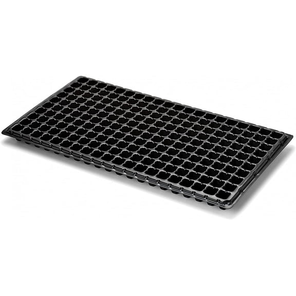 ZMSHOP 200 Cell Seedling Starter Trays Extra Strength 10 Pack - Seed Planting Insert Plug Tray, Soil & Hydroponics Plant Growing Plugs