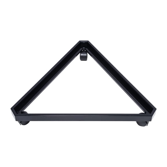ZMSHOP Black Triangle Grid Base with Casters (Use with existing 3 on Center Wire Grid Panels )