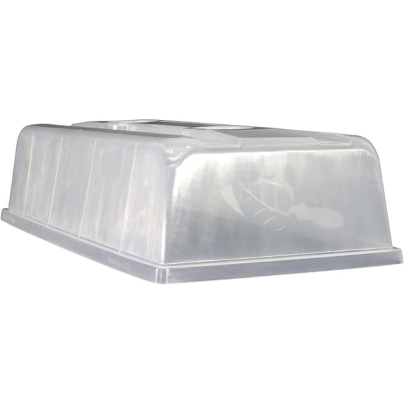 ZMSHOP Humidity Dome 5" Tall Extra Strength, 2 Pack, Propagation Seed Cloning Lid Vented for 1020 Tray Seed Starting Germination