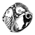 thumbnail image 1 of ZMY Home 10mm Stainless Steel Ring with Exquisite Koi Fish Carving for Men and Women (7), 1 of 6