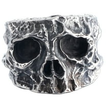 ZMY Home Rings for Gift Punk Cool Stainless Steel Jewelry Calvarium Skull Ring (10)