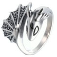 thumbnail image 1 of ZMY Home Rings for Gift Punk Cool Stainless Steel Jewelry Whelp Dragon Ring (9), 1 of 6