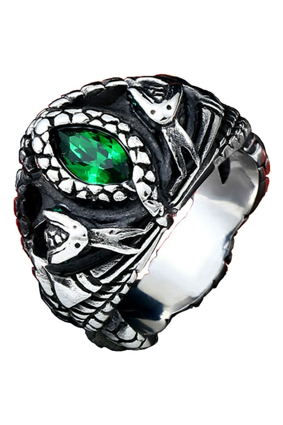 Stainless Steel Aragorn Barahir Ring (Men's, Size 10)