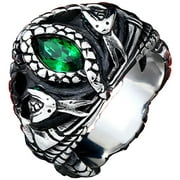 ZMY Home Stainless Steel Aragorn Barahir Ring Lord of the Rings Jewelry for Men 9