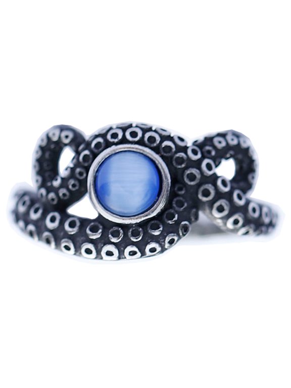 Stainless Steel Octopus Ring - Kraken Tentacle Design, Nautical Jewelry for Men and Women (13)