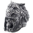 thumbnail image 1 of ZMY Home Stainless Steel Party Jewelry Nordic Viking Culture Skull Ring with Helmet and Beast Head Sculpture (12), 1 of 6
