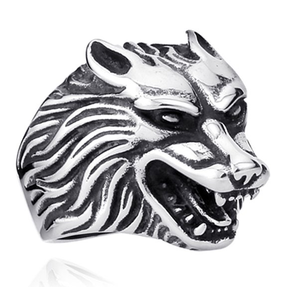 ZMY Home Stainless Steel Ring with Detailed Wolf Head Design (11)