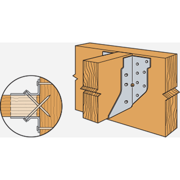 ZMax Face-Mount Joist Hanger - Single Pack  Residential Use, Standard Application