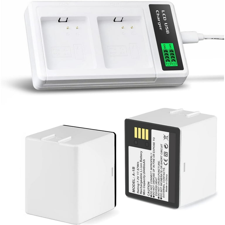 Arlo Pro, Arlo Pro 2 and Arlo Go Dual Battery Charging Station - Charge up to 2 Batteries at the Same Time (Black) Arlo Pro, Arlo Pro 2 and Arlo Go Dual Battery Charging Station - Charge up to 2 Batteries at the Same Time (Black)
