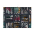 thumbnail image 1 of ZNDUO Absorbent Dish Drying Mat, Microfiber Abstract Modern Lines Pattern Dish Drying Pad for Kitchen Counter, 24 x 18 Inch, 1 of 8