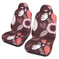 thumbnail image 1 of ZNDUO Abstract Pastel Flowers Pattern Car Seat Covers, Breathable Polyester Universal Seat Covers for Cars, 2PCS Car Seat Covers Front Seats Only, 1 of 8