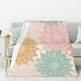 thumbnail image 1 of ZNDUO Aztec Mandala Texture Pattern Pattern Thickening Blanket, Fluffy Soft Cozy Flannel Throw Blankets, 40"x30" Inches, 1 of 8