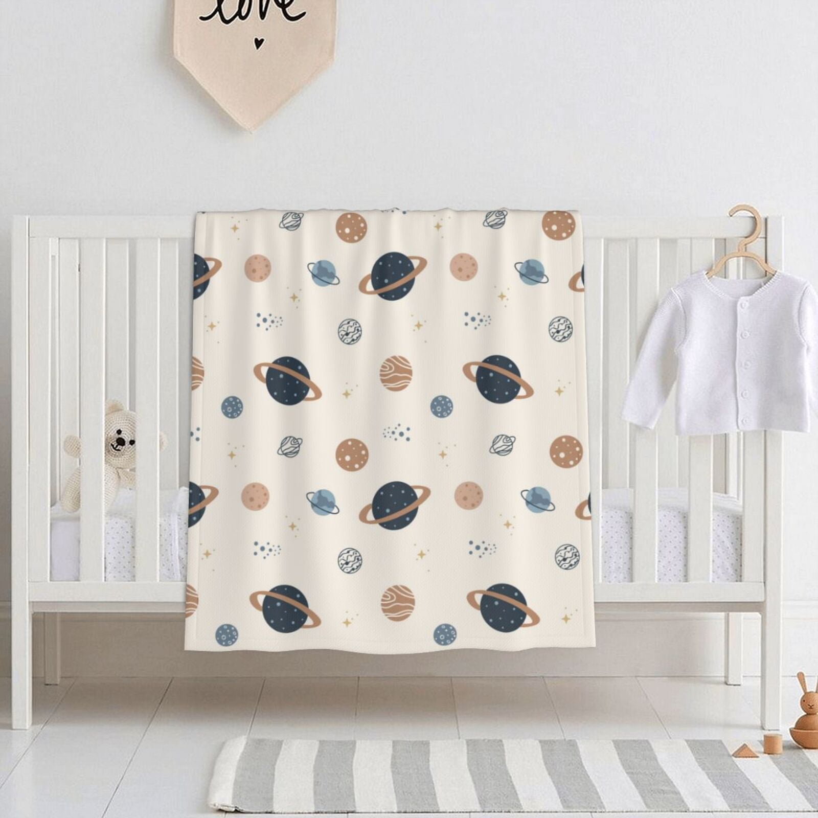 ZNDUO Baby Blanket, Soft and Cosy Polyester Blanket 40 x 30 Inch Baby