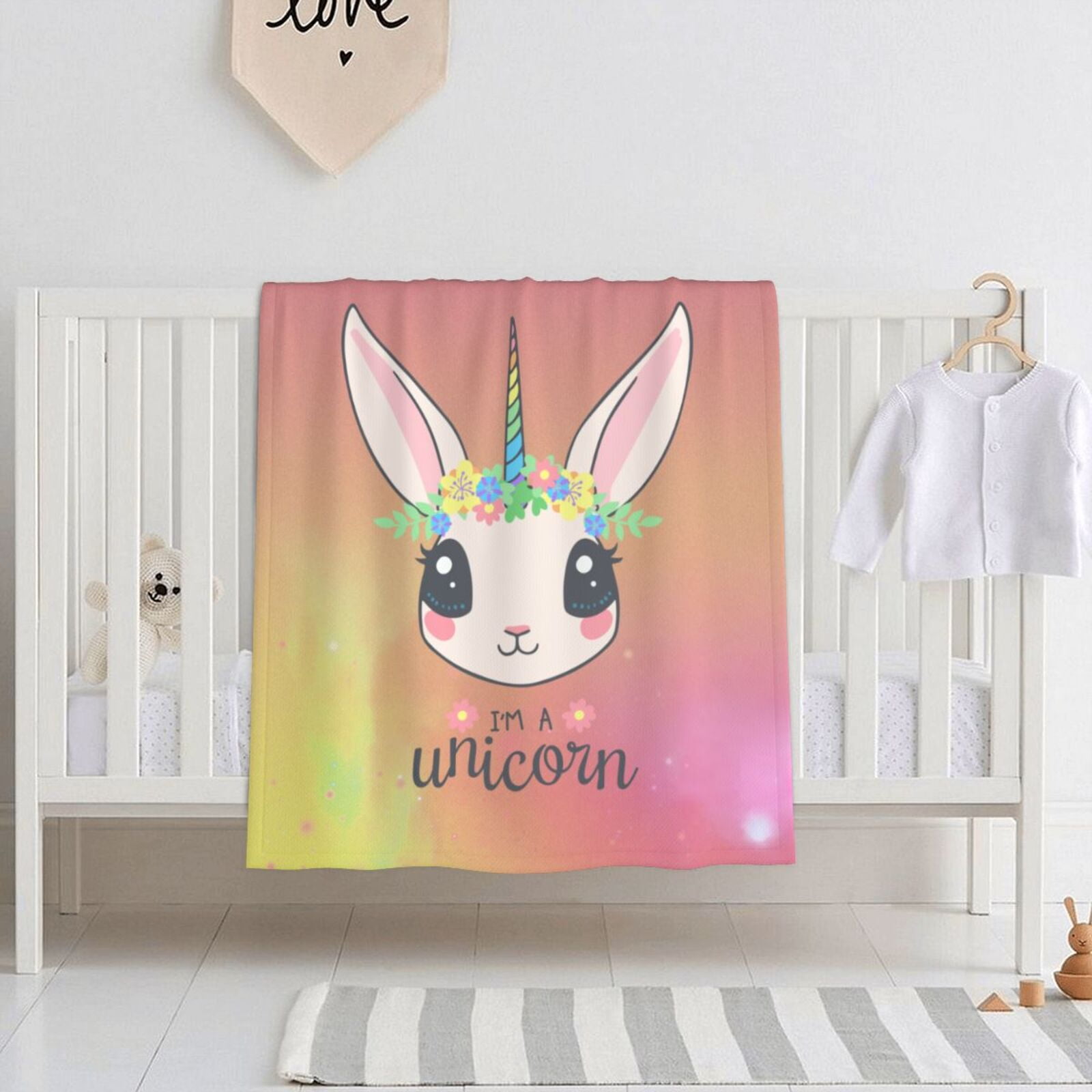 ZNDUO Baby Blanket, Soft and Cosy Polyester Blanket 40 x 30 Inch