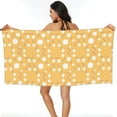 thumbnail image 1 of ZNDUO Beach Towel, Retro Colorful Memphis Pattern Oversized Quick Dry Bath Towel - 31.5"x63", 1 of 8