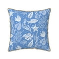 thumbnail image 1 of ZNDUO Blue Cartoon Ocean Art Throw Pillows, Throw Pillows for Couch-Indoor Decorative Pillows,20"x20", 1 of 8