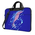 thumbnail image 1 of ZNDUO Colorful Abstract Whale Pattern Laptop Bag, 15.6 inch Business Casual Durable Laptop Backpack, 1 of 8