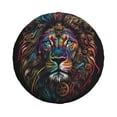 thumbnail image 1 of ZNDUO Colorful Lion Art Pattern Spare Tire Cover, Universal Spare Tire Wheel Covers 16 inch, 1 of 8