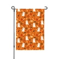 thumbnail image 1 of ZNDUO Cute Ghost Spiders Pumpkins Orange Pattern Halloween Garden Flag, Small Yard Lawn Flag for Outdoor House Decor Holiday Home Decorations, 12.5"x18", 1 of 8