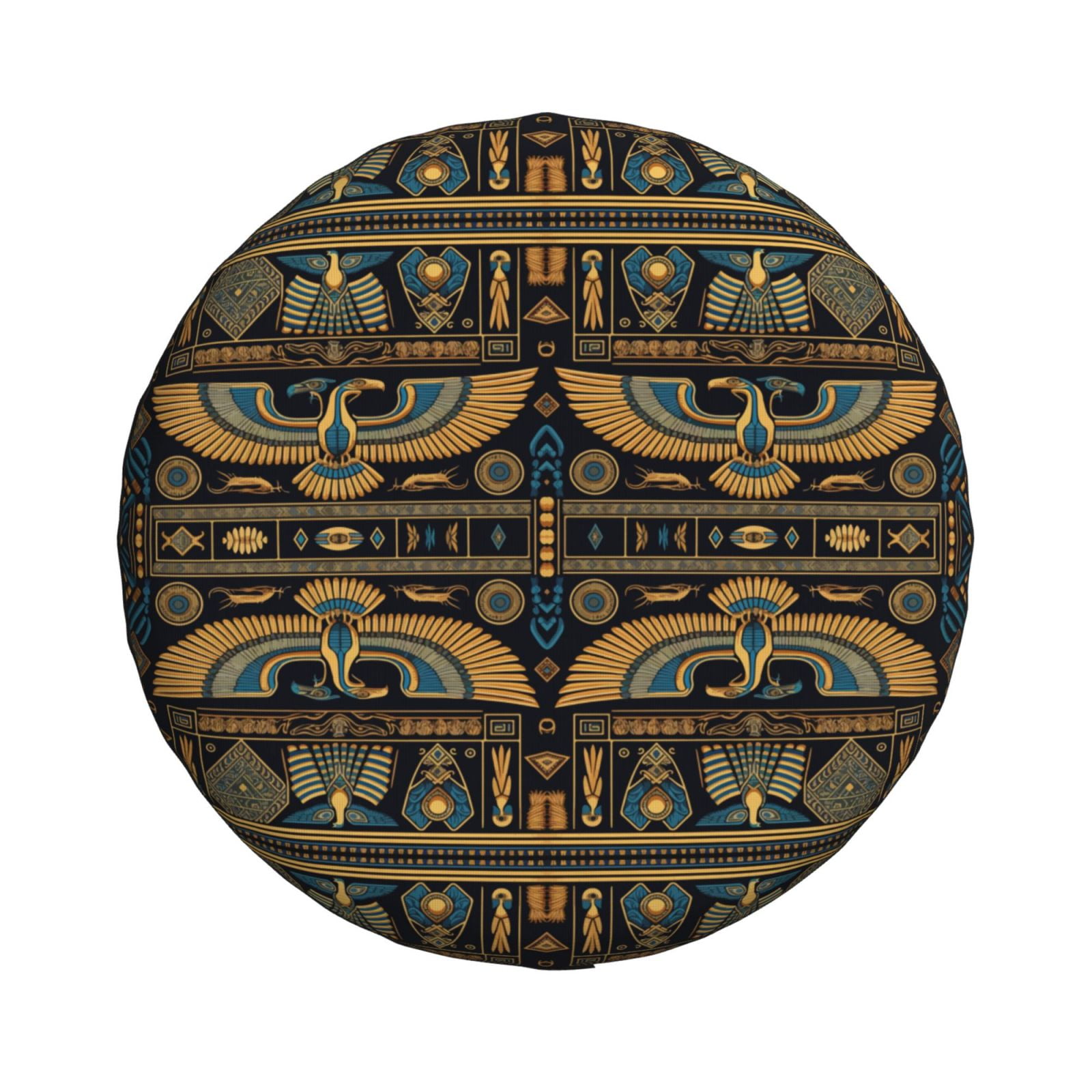 ZNDUO Egyptian Abstract Art Pattern Spare Tire Cover, Universal Spare