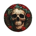 thumbnail image 1 of ZNDUO Human Skull Crown Cartoon Pattern Spare Tire Cover, Universal Spare Tire Wheel Covers 14 inch, 1 of 8