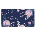 thumbnail image 1 of ZNDUO Large Rubber Mouse Pad Non-slip Desk Mat Pink Flower Vintage Texture Rubber Desk Pad Mousepad Keyboard Pad for Home Office, 15.8" x 29.5", 1 of 9