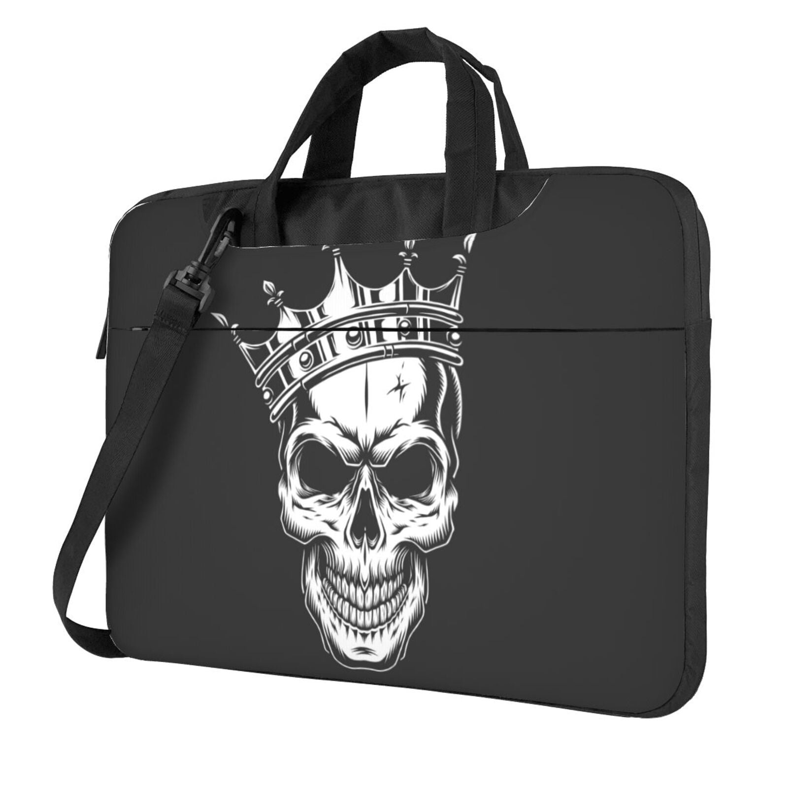 ZNDUO Skeleton King Pattern Laptop Bag, 14 inch Business Casual Durable