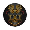 thumbnail image 1 of ZNDUO Skull Steampunk Illustration Pattern Spare Tire Cover, Universal Spare Tire Wheel Covers 16 inch, 1 of 8