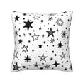 thumbnail image 1 of ZNDUO Square Home Decorative Throw Pillows, Corduroy Cartoon Star Doodle Pattern Couch Pillows, Throw Pillows for Bed, 20"x20", 1 of 8