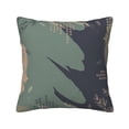 thumbnail image 1 of ZNDUO Square Home Decorative Throw Pillows, Corduroy Green Vintage Abstract Floral Texture Pattern Couch Pillows, Throw Pillows for Bed, 16"x16", 1 of 8