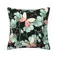thumbnail image 1 of ZNDUO Square Home Decorative Throw Pillows, Corduroy Vintage Floral Butterfly pattern Couch Pillows, Throw Pillows for Bed, 18"x18", 1 of 8