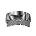 thumbnail image 1 of ZNDUO Sun Visor Hat,Sports Sun Visor Hats Polyester Twill Ball Adjustable Sun Caps for Men Women-Black Vintage Texture Pattern, 1 of 1